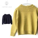 子供服 女の子 トップス 長袖 ニット 80cm 90cm オリーブ ネイビー 新着アイテム【20】