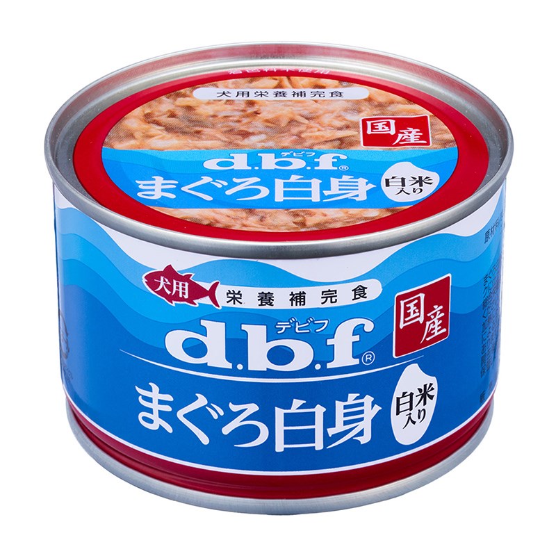 d.b.f デビフペット まぐろ白身 白米入り 150g ドッグフード ウェットフード 缶詰