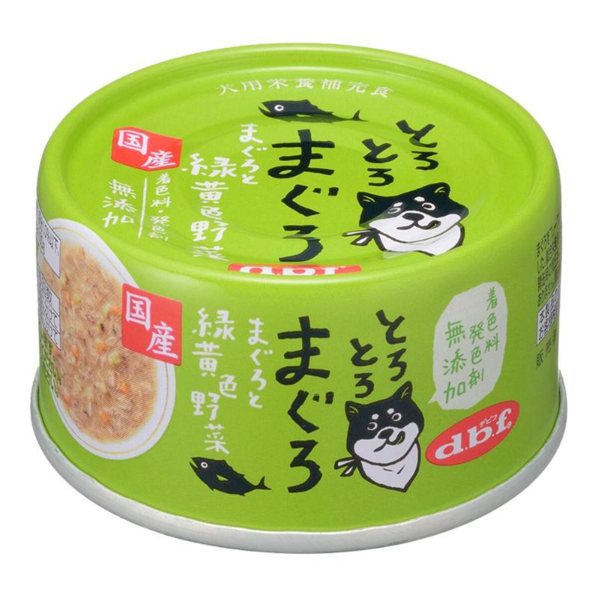 樂天商城 - d.b.f デビフペット とろとろまぐろ まぐろと緑黄色野菜 60g 犬用ウェットフード 一般食 缶詰
