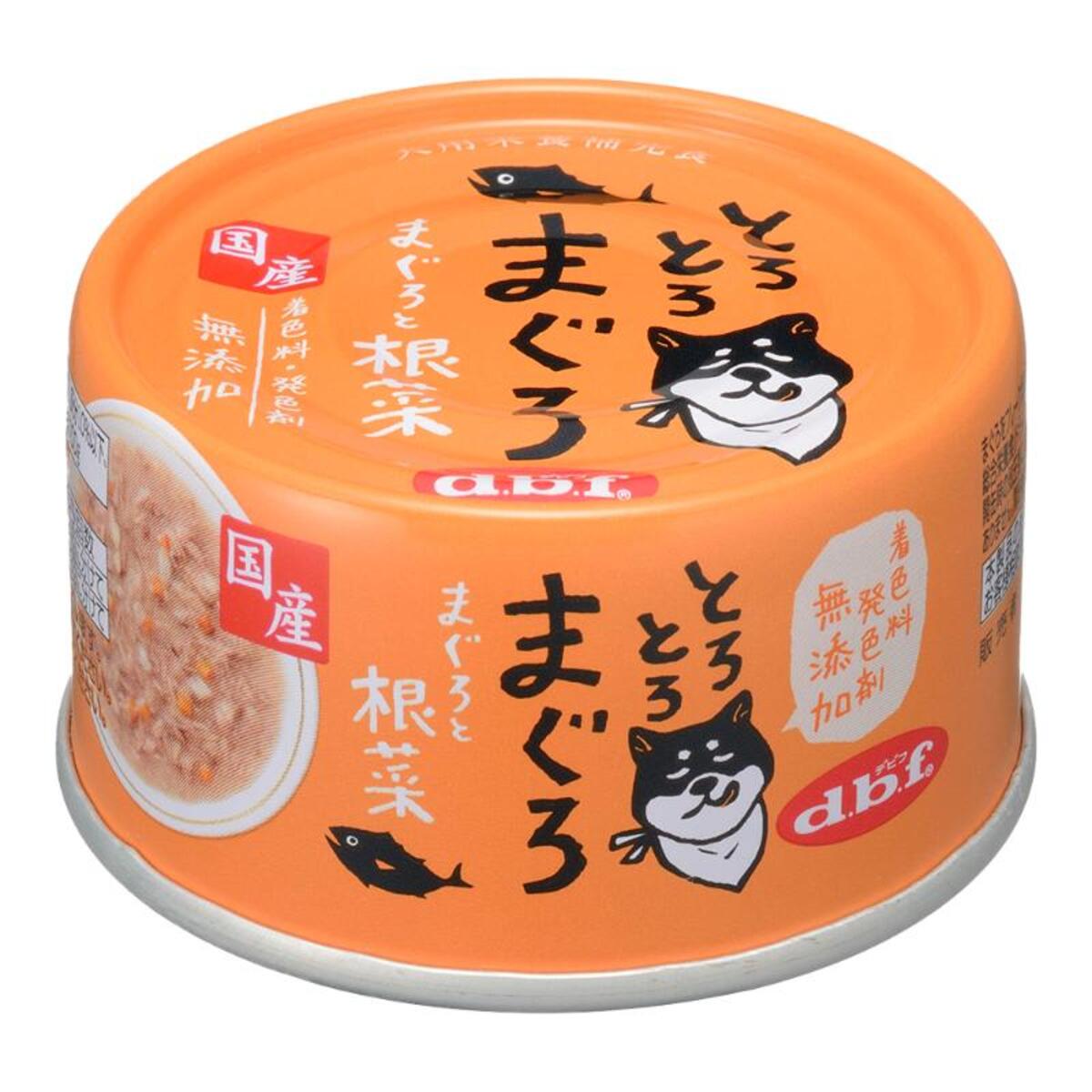 樂天商城 - d.b.f デビフペット とろとろまぐろ まぐろと根菜 60g 犬用ウェットフード 一般食 缶詰
