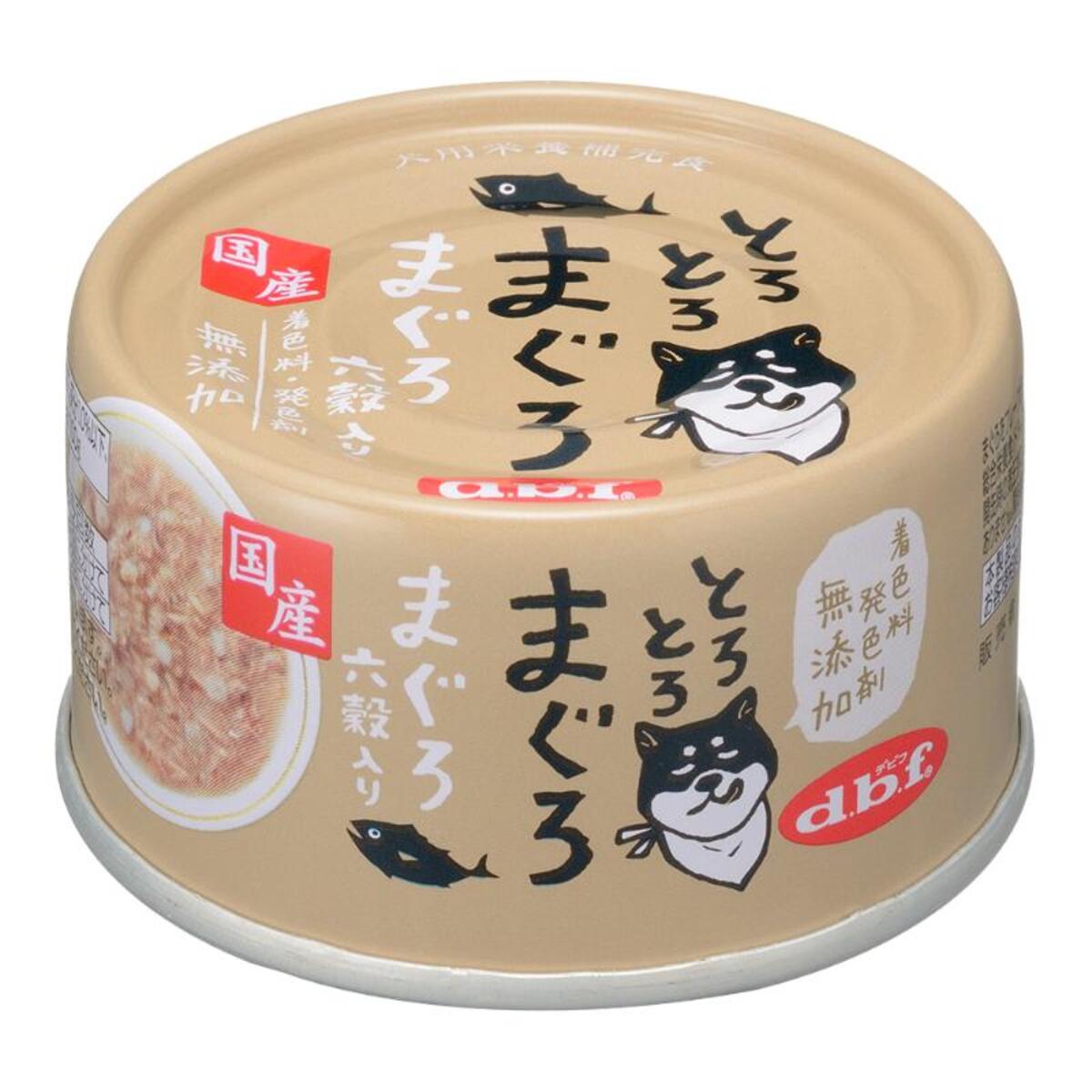 樂天商城 - d.b.f デビフペット とろとろまぐろ 六穀入り 60g 犬用ウェットフード 一般食 缶詰