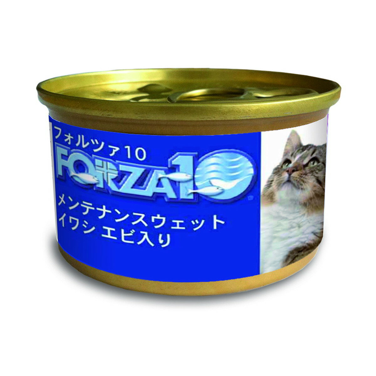 FORZA10 メンテナンス 缶 イワシ&エビ 85g キャットフード ウェットフード【PU1127】