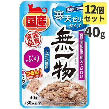 はごろもフーズ 無一物パウチ 寒天ゼリー ぶり 40g キャットフード おやつ 猫用メール便可[M便 1/10]