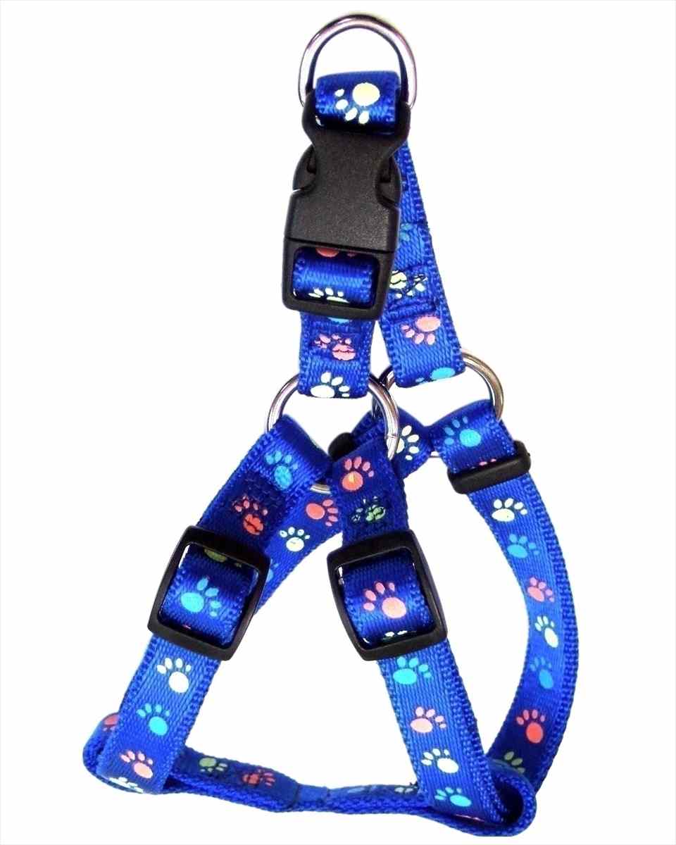 岡野製作所 蓄光フットハーネス 10 ブルー 超小型犬用 お散歩ハーネス