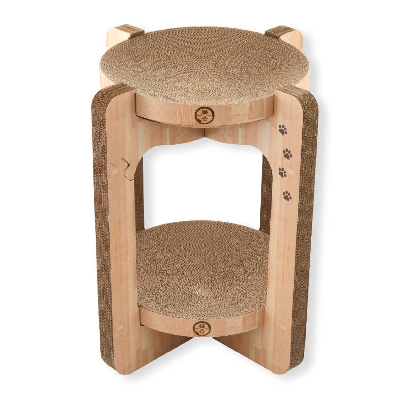 猫壱 バリバリボウルタワー 爪とぎ ハウス