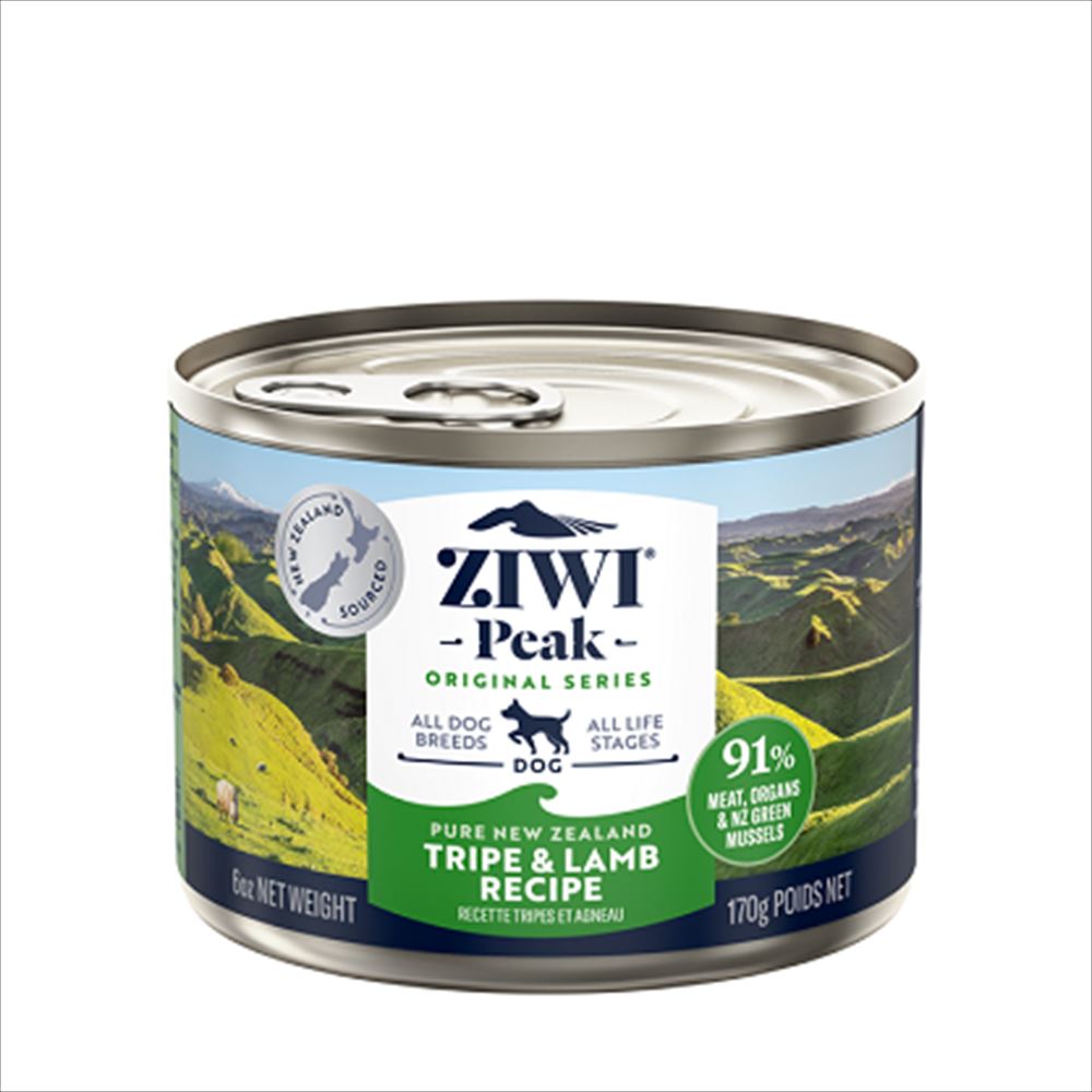 ZiwiPeak WET TRIPE & LAMB FOR DOGS gCv hbO 170g@EGbg hbOt[hy0509puz