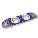 選べるおまけ JIBY DOG CREW PAWSLEY INDIGO SKATEBOWL INDIGO スケートボール ペイズリーインディゴ フードボウル