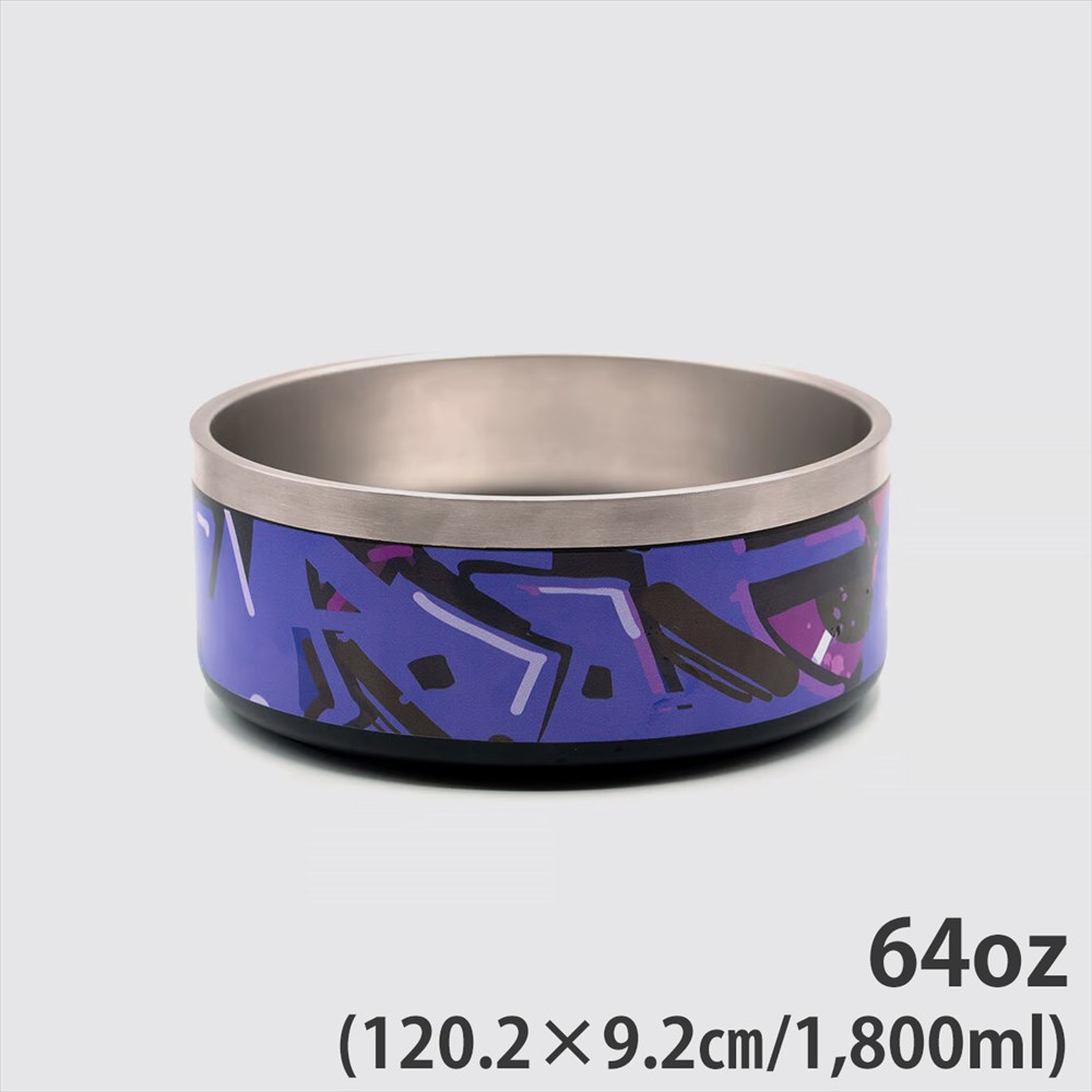 WOOF CONCEPT E[tRZvg RUFF LIFE DOG BOWL 64IX t[h{E