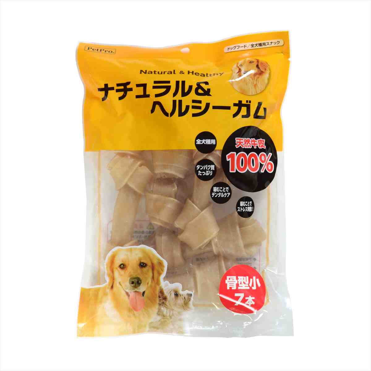 PetPro ペットプロ ナチュラル＆ヘルシーガム 骨型小 7本 犬用 おやつ ドッグ
