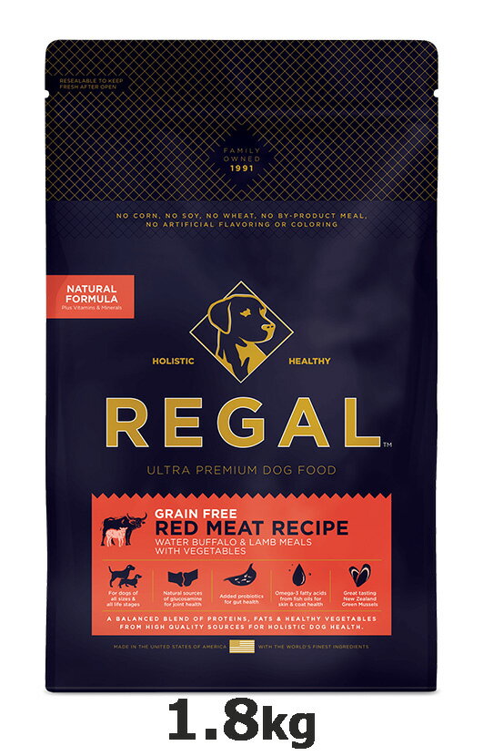 Regal 쥤ե꡼ åɥߡȥ쥷 1.8kgɥåա ɥ饤ա GRAIN FREE RED MEAT RECIPE*...