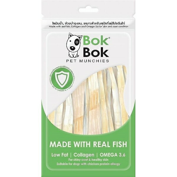 BOKBOK サメヒレ 50g ジャーキー 犬のおやつ 猫のおやつ