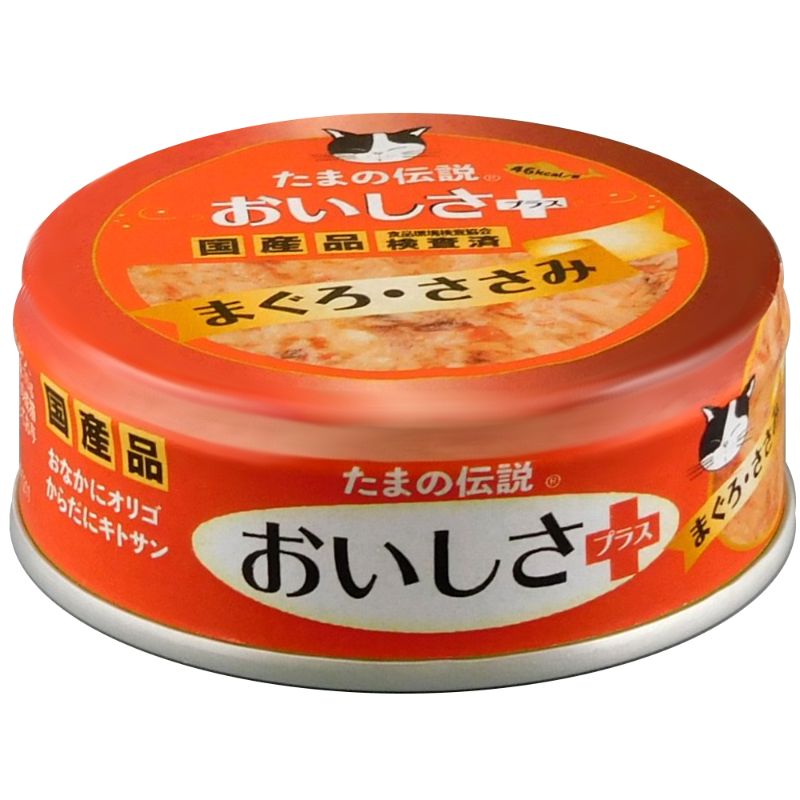 高タンパクなささみ肉をほぐして、まぐろにたっぷりとまぶしました。素材を生かした、ヘルシーなおいしさが自慢です ＜原材料＞ まぐろ、ささみ、ツナエキス、キトサン、オリゴ糖、増粘多糖類、ビタミンE ＜保証成分＞ 粗タンパク質15％以上、粗脂肪0.5％以上、粗繊維1％以下、粗灰分1.5％以下、水分84％以下 ＜エネルギー＞ 46kcal/缶 ＜内容量＞ 70g ＜生産国＞ 日本※ご注意ください※ メーカーからのお取り寄せとなります。在庫の有無、発送日のご案内は翌営業日にメールにてご案内いたします。 ご注文をいただけましても売り切れにてご用意できない場合がございます。また発送までに3営業日から5営業日かかります。 予めご了承くださいませ。