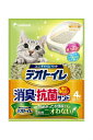 ユニ・チャーム　デオトイレ 飛び散らない消臭・抗菌サンド 4L　猫トイレ　猫砂　ペレット