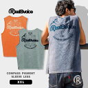 RealBvoice(リアルビーボイス) COMPASS PIGMENT SLEEVE LESS BIG SIZE