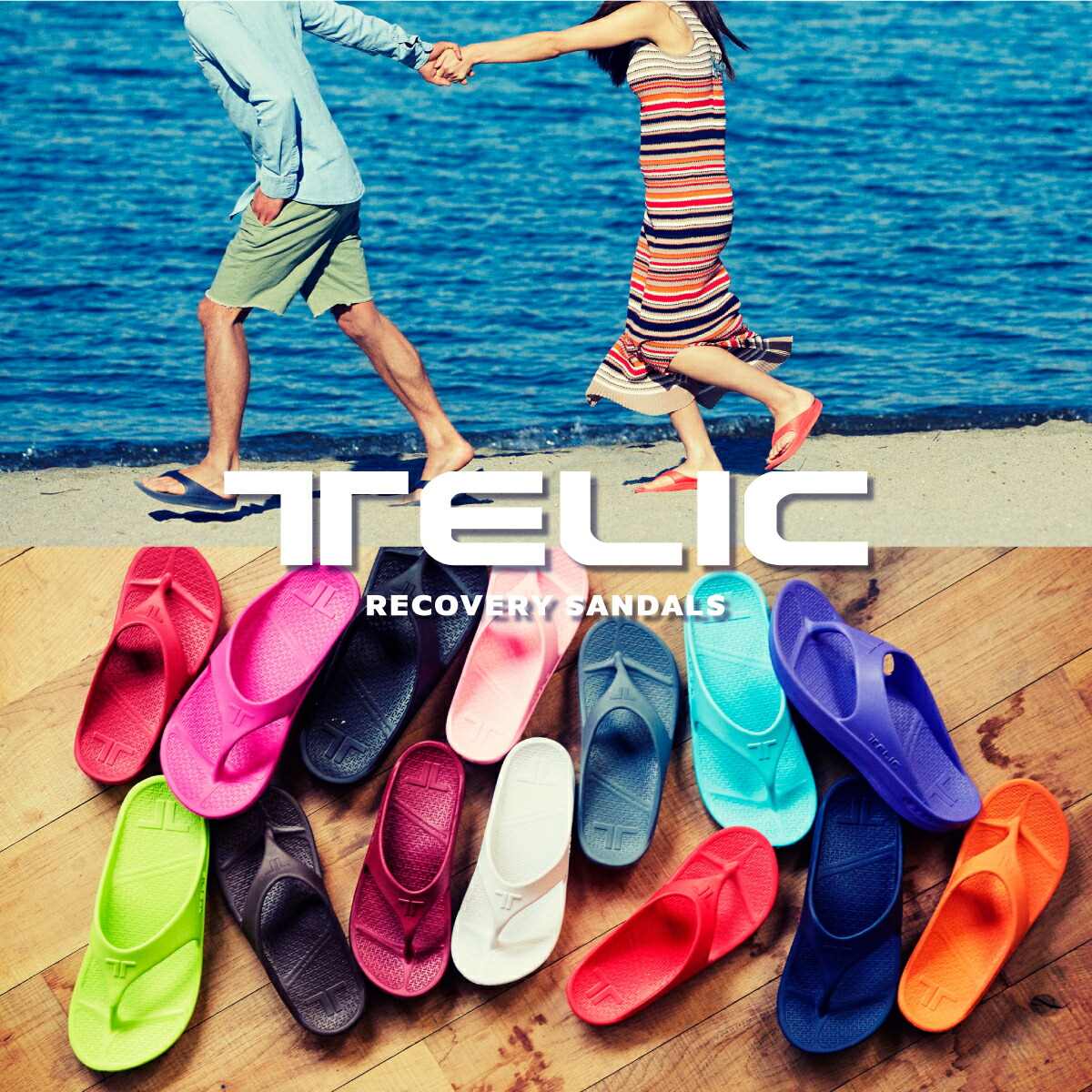 【正規品】TELIC テリック FLIP FLOP フリップフロップ Teal Blue ティールブルー