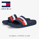 【正規品】TOMMY HILFIGER(トミーヒルフィガー) GLOBAL STRIPE SLIDE グローバル ストライプ スライド NVY/WHT