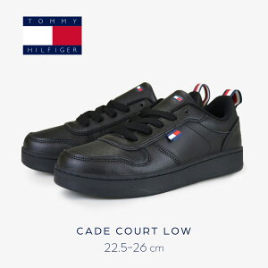 【正規品】TOMMY HILFIGER(トミーヒルフィガー) CADE COURT LOW ケード コート ロー BLACK 1104pu【2023sp】