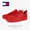 【クリアランスセール】【正規品】TOMMY HILFIGER(トミーヒルフィガー) CADE COURT LOW ケード コート ロー RED