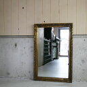 【5月1日ワンダフルデー!店内P2倍+エントリーでP3倍など!】antique deco mirror 古い鏡【中古】家財便 送料別【アメリカンアンティーク】