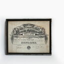 【15日店内P2倍+楽天カードP4倍】1925's HIGH SCHOOL GRADUATION FLAME OF PAPER 古いハイスクールの卒業証書|ヴィンテージ雑貨【中古】