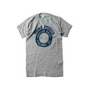 【500円OFFクーポン・ セール開催中】NOS 60年代 RUSSELL プリント Tシャツ SIZE BOYS L【中古】アメリカ古着 グレー ラッセル サ...