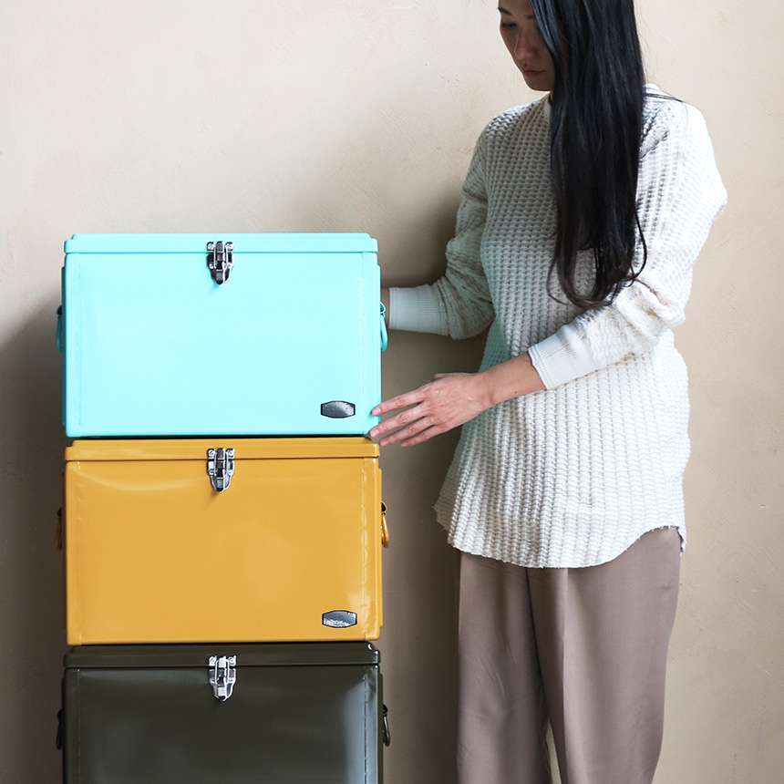 \店内全品ポイント2倍/メタル クーラーボックス|Metal Cooler Box 20L カジュアル おしゃれ 便利 積み重ね 雑貨 ケース ボックス 箱 キャンプ ソロキャンプ アウトドア 運動会 ピクニック アルミ スチール クラシック デザイン DETAIL通販格安セール情報 楽天 通販