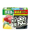 【送料無料・ケース販売】　賢く・お得に・まとめ買いがオススメです 大容量 つめかえ 入数 サイズ・カラー違い 一緒にご購入・ご検討いかがですか 【商品詳細】 ●備長炭パワーで強力脱臭！ ●備長炭＋活性炭が悪臭を強力に脱臭します。 ●ゼリー状の炭が小さくなるので、交換時期がはっきりわかります。 ●ミネラル抗菌パワー（ミネラル系抗菌剤配合） ●野菜を劣化させる要因のエチレンガスを吸着。（粒状パラジウム活性炭） ●450Lの冷蔵庫まで対応。 ※抗菌　ゼリー表面に付着した菌の活動を押させる効果です ※パッケージデザイン等は予告なく変更されることがあります 内容量　炭ゼリー140g＋エチレン吸着剤2g 成分　活性炭、備長炭、ミネラル系抗菌剤、パラジウム活性炭 使用期間/使用回数 約5〜6ヵ月（冷蔵庫のタイプにより異なります。）【関連アイテム】脱臭炭