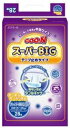 (送料無料)(まとめ買い・ケース販売)グーン スーパーBIG テープ止めタイプ (28枚入)(4個セット)/ 大王製紙