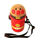 【入園祝にも!】アンパンマン ストロー付ダイカット水筒 400ml ストラップ付 / レック★新着★