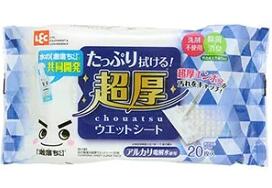 水の激落ちくん 超厚ウェットシート 20枚入 フローリング用/