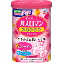 (送料無料)(まとめ買い・ケース販売)バスロマン スキンケア Wコラーゲン(600g)(15個セット)/ アース製薬