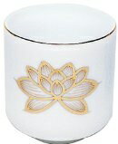 仏具　白上金ハス湯呑 2.0寸/ マルエス