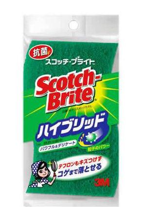 (送料無料)(まとめ買い・ケース販売)スコッチ・ブライト ハイブリッド貼りあわせスポンジ(グリーン)（1..