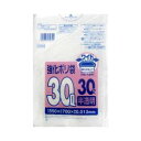 強化ポリ袋 ワイド30L 半透明 30枚入 UH34/ 日本サニパック
