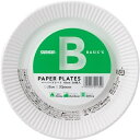 紙皿 BASIC'S ペーパープレート 18cm(30枚入)ホワイト/ サンナップ