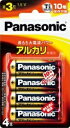 パナソニック アルカリ乾電池 単3形 4本入 LR6XJ/4B/ パナソニック(防災)(2)