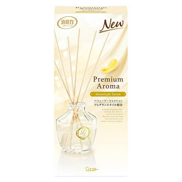 消臭力Premium Aroma Stick 本体 ムーンライトシャボン（1セット）/ エステー