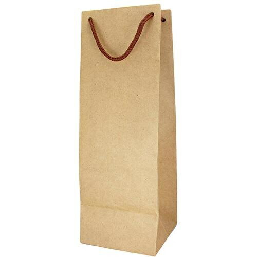 紙袋 ワインバッグ クラフト無地（1枚入）/ アートナップ