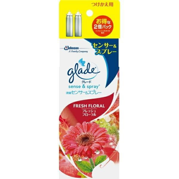 グレード 消臭センサー＆スプレー フレッシュフローラルの香り（付け替え用 18ml×2）/ ジョンソン(3)