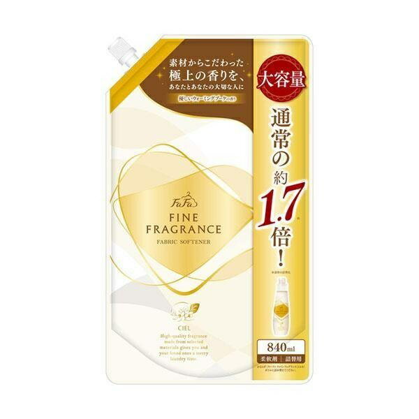 (送料無料)(まとめ買い・ケース販売)ファーファ ファインフレグランス シエル 詰め替え（840mL）（12個セット）/ NSファーファ