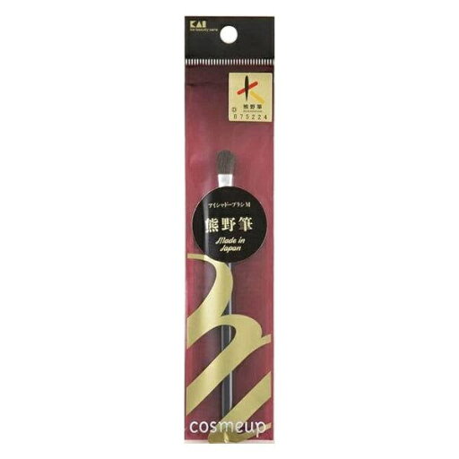 cosmeup コスメアップ 熊野筆 アイシャドーブラシ M(1個入)ブラック/ 貝印 cosmeup コスメアップ 熊野筆 アイシャドーブラシ M(1個入)ブラック/ 貝印
