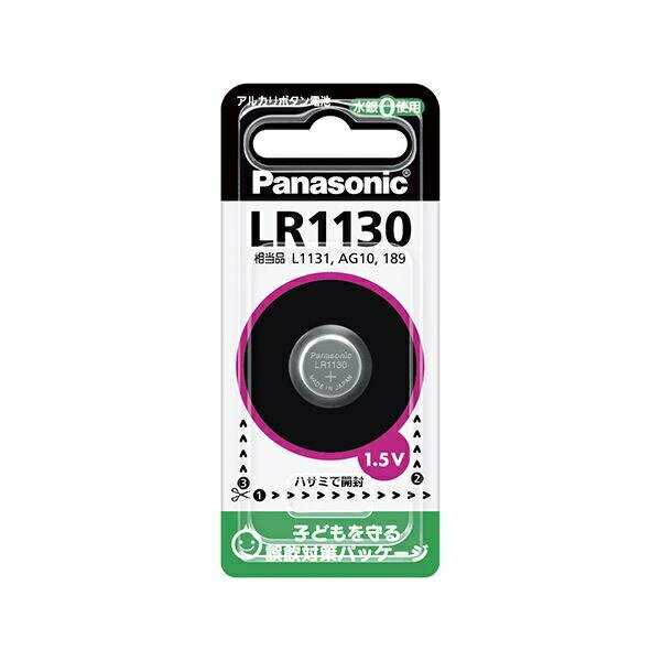 Panasonic アルカリボタン電池 LR1130（1