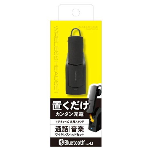 TOPLAND Bluetooth ブルートゥース スタンドセット AUBLSS-8086(1個入)ブラック/ トップランド TOPLAND Bluetooth ブルートゥース スタンドセット AUBLSS-8086(1個入)ブラック/ トップランド