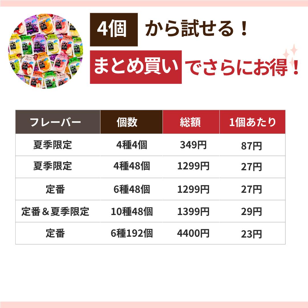 matomero楽天市場店の【最安値挑戦中】ぷるんと蒟蒻ゼリー オリヒロ 大容量 詰め合わせ まとめ買い セット パウチ ギフト こんにゃくゼリー フルーツ ゼリー おやつ 季節限定 送料無料 お弁当 おやつ 個包装 イベント 遠足 ダイエット｜アングル3