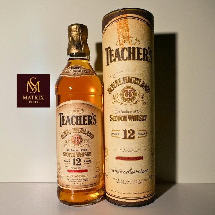 ティーチャーズ 12年 ロイヤルハイランド 1990年代流通品 オールドボトル TEACHER'S 12YEARS ROYAL HIGHLAND