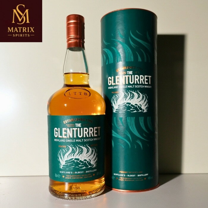 グレンタレット ピーテッド エディション 2世代前の旧ボトル THE GLENTURRET PEATED EDITION