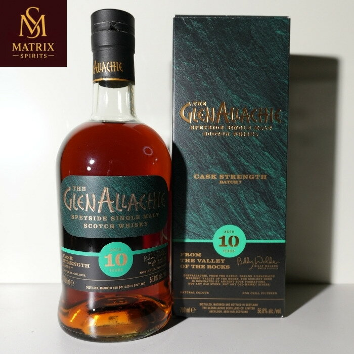 ����󥢥�ҡ� 10ǯ ���������ȥ�󥰥� �Хå�7 GLENALLACHIE 10YEARS OLD CASK STRENGTH Batch7
