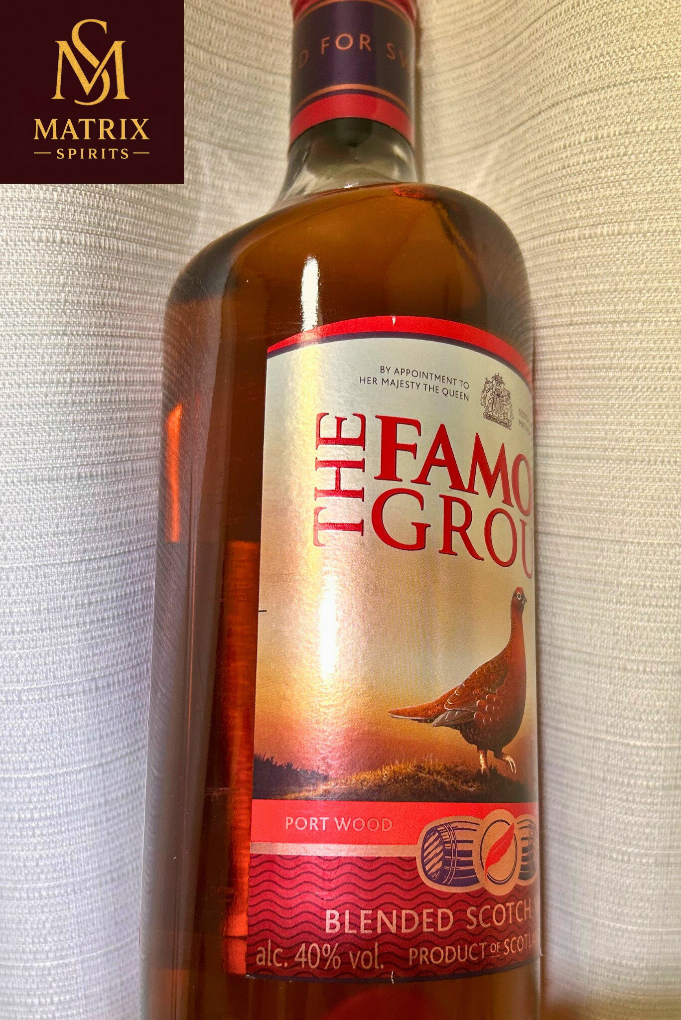 �����ե����ޥ����饦�� �ݡ��ȥ��å� �������ե��˥å��� ��ܥȥ� 1L The Famous Grouse Port Wood Cask Finish