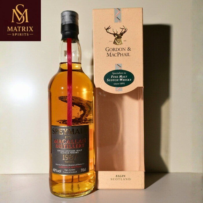 商品情報内容量700 mLアルコール度数40％原材料モルト製造元ザ・マッカラン蒸留所ボトラーゴードン＆マクファイル生産地スコットランド・スペイサイド保存方法直射日光を避け、涼しく風通しの良い場所に立てて保存注意事項未成年者への酒類の販売は固...