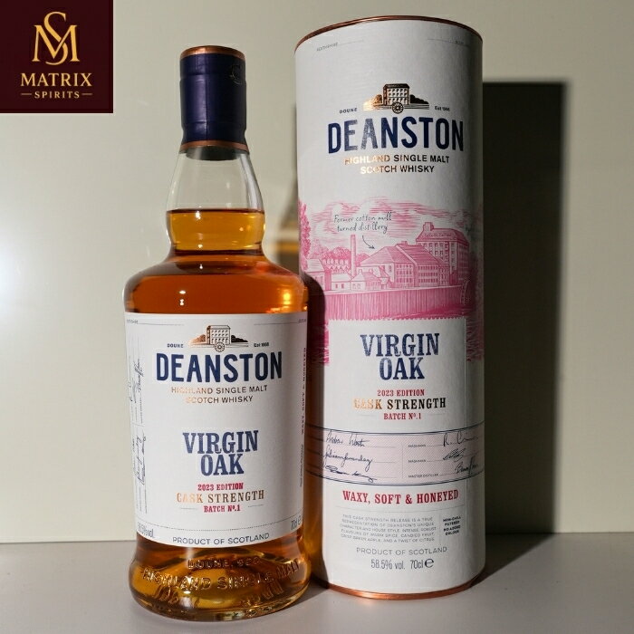 ディーンストン ヴァージンオーク カスクストレングス 2023 エディション バッチ No.1　Deanston Virgin Oak Cask Strength 2023 Edition Batch No.1